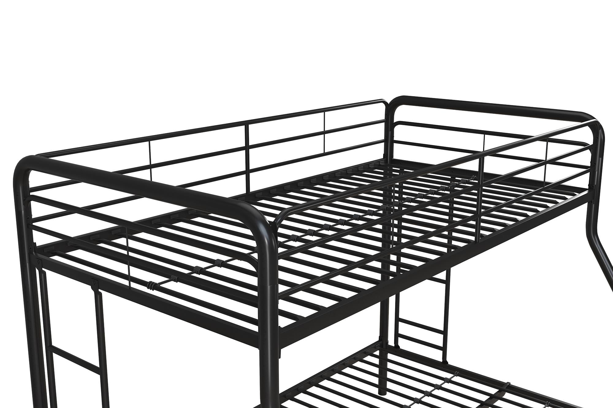 Dorel TwinOverFull Metal Bunk Bed, Black eBay