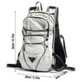 thumbnail image 2 of AUXDIQ Cycling Backpack 7L Hydration Pack Lightweight Travel Daypack for Women Men Gray, 2 of 6