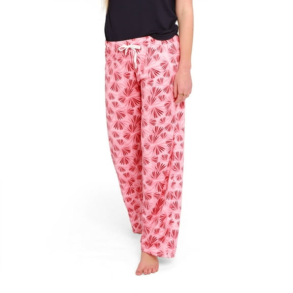 Hello Mello Signature Soft Pajama Lounge Pants Bottoms, Under The Palms Large/X-Large (Women's)