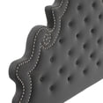 thumbnail image 3 of Modway Diana Tufted Performance Velvet Full/Queen Headboard in Charcoal, 3 of 10