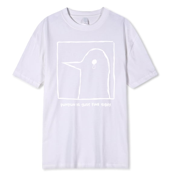 Oyasumi PunPun Modal Print T-Shirts Funny Anime Streetwear Camisetas Men Women Short-sleev Fashion Harajuku Cartoon Tee Shirt