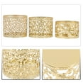 thumbnail image 6 of Zoyueyie 3Pcs Desktop Candlestick Iron Art Candle Holder Hollow-out Design Candlestick, 6 of 10