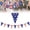 B, variant on 4th of July Decorations Red White and Blue USA Flag Burlap Banner, Star Streamers for fourth of July 4th Decor patriotic decorations Independence Day, Veteran Day, Labor Day, Memorial Day