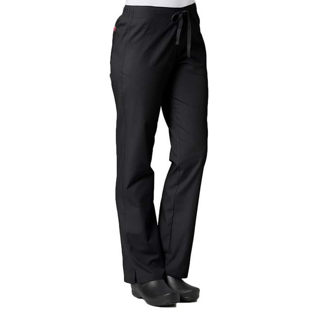 Red Panda Pantalon d'Uniforme à Jambe Droite à Demi-Cordon pour Femmes