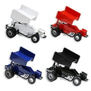 Kipp Brothers Sprint Car Pull Back Racing Toy Car - No Decals (Pack of 8)