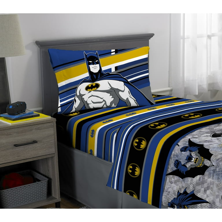 Batman Kids Microfiber Bed in a Bag Set with Bonus Tote Twin