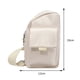 thumbnail image 2 of Bolsa De Pecho Bolso de pecho Casual Fashion Lady Crossbody Bag Cuero de PU para viajes Deportes (Beige) Ehuebsd  Para Estrenar, 2 of 8