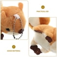 thumbnail image 4 of Lindo llavero de ardilla de peluche colgante de llave de coche bolsa colgante llavero mochila peluche Animal relleno para mochilas y ropa, 4 of 5