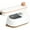 White, variant on Gustave Mini Portable Steam Iron Travel Steamer for Clothes, 180Β° Rotatable Handheld Clothing Garment Fabric Steamer Iron Wrinkle Remover for Travel, Home, Office, Dorm - Green