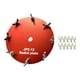 thumbnail image 1 of Placa de rejilla de tierra para antena de onda corta. Placa de conexión a tierra de aluminio ligero y fácil de instalar con orificios para cables de, 1 of 9