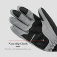 thumbnail image 5 of Guantes de esquí Irfora Hombres Mujeres Invierno Guantes cálidos Guantes de pantalla táctil Antideslizante A prueba de viento Impermeable Guantes de esquí térmicos para correr al aire libre Irfora Guantes de esquí, 5 of 5