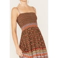 thumbnail image 3 of Shyanne Women's Border Print Smocked Maxi Dress - SWFA23D25 X-  US, 3 of 4