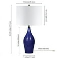 thumbnail image 5 of Evelyn&Zoe 28" Traditional Porcelain Table Lamp with White Drum Linen Shade, 5 of 9