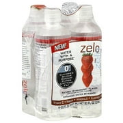 Zelo Strawberry Enhanced Water, 20 fl. oz., 4 count, (Pack of 6)