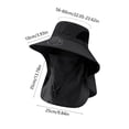 thumbnail image 3 of YiJuHui Solar Powered Fan Hat for Men, Rechargeable 360° Cooling Hat with USB Type-C, Wide Brim Sun Hat for Outdoor Fishing Hiking Camping Beach Gardening, 3 of 6