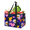 Multicolor 1, variant on Ocean Dolphin Under the Sea Reusable Grocery Bag, Foldable Shopping Tote Bag with Reinforced Handles, Large Kitchen Grocery Bags for Shopping Groceries Picnic