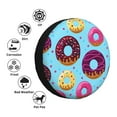 thumbnail image 4 of Fuzoiu Donuts Print Universal Spare Tire Cover with Buckle Strap, Waterproof Wheel Covers for Jeep, Trailer, RV, Truck and All Car-16 inch, 4 of 6