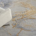 thumbnail image 6 of Nourison Prismatic Abstract Grey/Gold 8'6" x 11'6" Area Rug, (9x12), 6 of 8