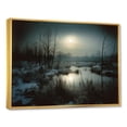 thumbnail image 2 of Designart "Winter Tree In Black And White Photography I" Tree Floater Framed Canvas Wall Art, 2 of 5