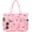 Pink Flamingos, variant on Beach Bags for Women, Beach Tote Bag Waterproof Sandproof Swim Pool Bag Large Capacity Carry Beach Bag with Wet Pocket