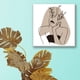 thumbnail image 2 of Cuadro de Madera Pixtreats Silueta de Mujer Planta 80X80 cm, 2 of 4