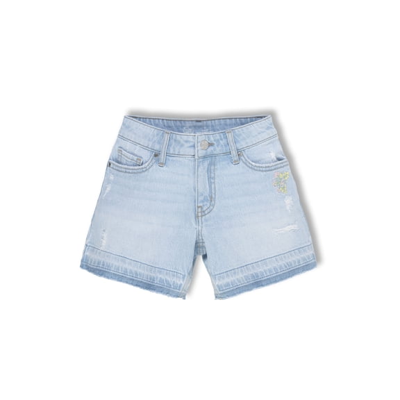 Wonder Nation Girls Baggy Denim Shorts, Size 5-18