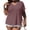 Brick red, variant on Plus Size Summer Short Sleeve Women V Neck Solid Casual Tee Shirt