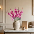 thumbnail image 4 of Artificial Gladiolus Stems 5 Branch Faux Flowers Silk Floral Arrangement for Home Wedding Centerpieces Indoor Outdoor Decor Plastic Fake Plants for Vase Bouquet Table Decoration 68cm Tall, 4 of 6