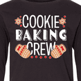 thumbnail image 4 of Inktastic Christmas Cookie Baking Crew with Oven Mitts Long Sleeve Youth T-Shirt, 4 of 5