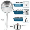thumbnail image 7 of Coliware 1 QT Saucepan with Lid, Tri-Ply Stainless Steel Sauce Pan Cooking Pot Kitchen Induction, 7 of 7