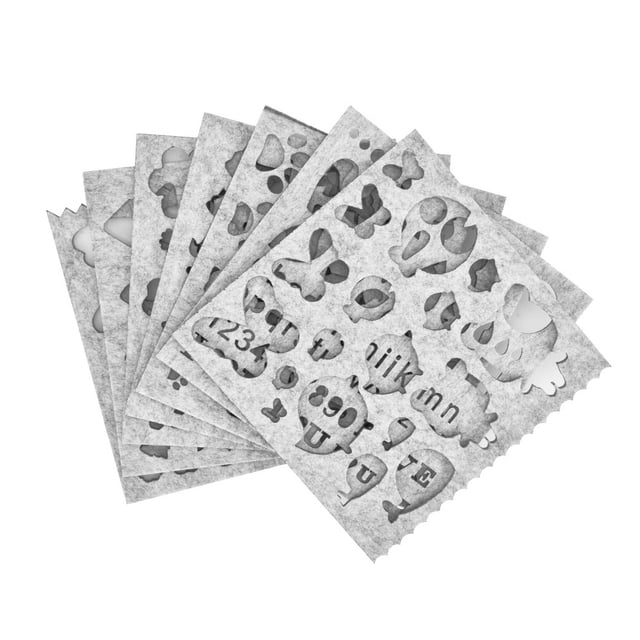 Juego de herramientas para manualidades de fieltro de aguja, kit de manualidades de fieltro de plástico y metal, herramientas para manualidades para principiantes, 7 piezas de moldes de fieltro Sweethay HA008951-04