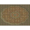 thumbnail image 1 of Ahgly Company Machine Washable Indoor Rectangle Transitional Red Brown Area Rugs, 7' x 10', 1 of 7