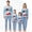 Blue Gray-Snowmen, variant on RUINIXCW Family Christmas Pajamas Matching Set Xmas Outfit Holiday Jammies Snowmen Long Sleeve Tops Pants Sleepwear for Adult Kids Toddler Baby