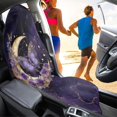thumbnail image 4 of XYZCANDO 1 Pack Car Seat Towel Cover Sweatproof Waterproof, Compatible with Truck Seat Auto Interior Car Interior Terry Cloth Car Seat Covers(Purple Butterfly Rose Design), 4 of 7