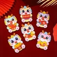 thumbnail image 4 of 6pcs/set Party Supply CNY Spring Festival Cartoon Dragon Chinese Red Envelopes Packet Envelopes Dragon Year New Year Pocket Bag F, 4 of 8