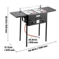 thumbnail image 4 of VEVOR Outdoor Propane Deep Fryer,Dual-Tank 8QTx2 Commercial Fryer, Stainless Steel Cooker with Foldable Platform, Dual Basket, and Heat Adjustment, Floor Standing Fryers for Restaurant Home Snack Bar, 4 of 9