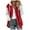 Red womens coat, variant on Usmixi Womens Winter Fleece Coat Fluffy Sherpa Coats for Women Open Full Zipper Drawstring Hoodies Fuzzy Plush Sweatshirt Outwear Plus Size Color Block Jacket 2025 Fleece Coat