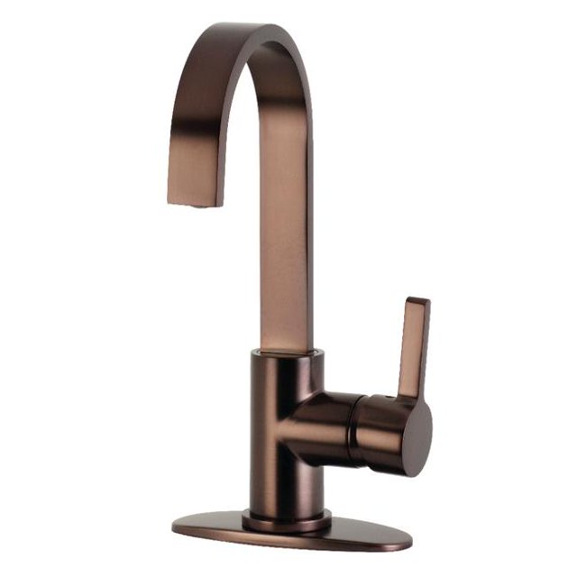 Continental One-Handle 1-Hole Deck Mounted Bar Faucet, Oil Rubbed Bronze