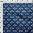 thumbnail image 2 of oneOone Organic Cotton Voile Fabric Animal Face Block Print Fabric By Yard 42 Inch Wide, 2 of 4