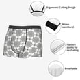 thumbnail image 3 of Pofeuu Retro sketch flower lines Print Men’s Boxer Briefs, Moisture-Wicking Underwear, Regular,Trunk-Small, 3 of 5