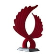 thumbnail image 2 of Estatua de ala, figura de escritorio, centro de mesa, decoración de arte abstracto, figura de resina, adorno para escritorio, oficina, estantería, 2 of 9