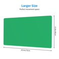 thumbnail image 3 of Bingfone Forestgreen Large Gaming Mouse Pad,Extended Desk Mousepad With Stitched Edges,Non-Slip Base,Water Resist Keyboard Pad For Gamer, Office & Home, 29.5 X 16 In, 3 of 9