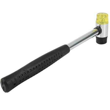 

Double Face Detachable Rubber Head Hammer DIY Leather Craft Handcraft Mallet with Steel Handle25MM