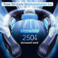 thumbnail image 5 of Portable Neck Air Conditioner with Cooling & Heating, 6000mAh Rechargeable Semiconductor Personal Fan, 5 of 5