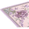 thumbnail image 5 of Ryvnso Placemats Set of 4 Purple Floral Dining Mats Heat-Resistant Non-Slip Washable Table Mat, 5 of 8