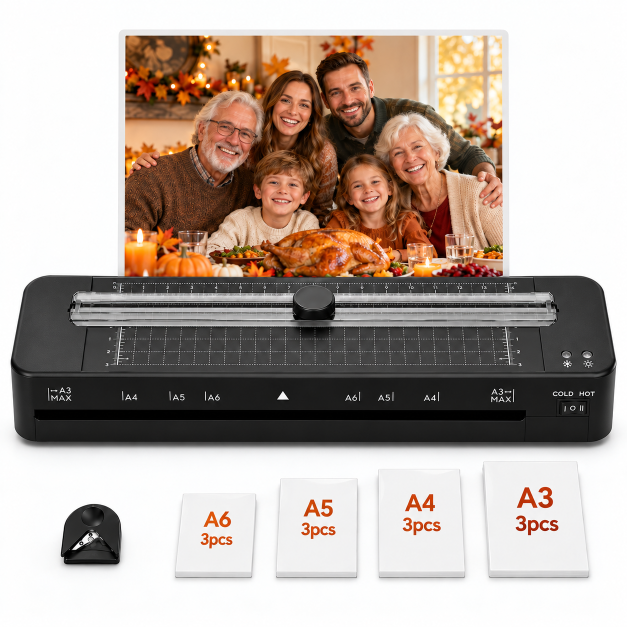Crenova 13-Inch A3 Thermal Laminator with Hot and Cold Modes photo 1