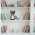 thumbnail image 7 of 3D Cat Fabric Weighted Bag Door Stop 2.3 lbs Black White, 7 of 7