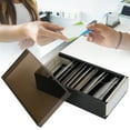 thumbnail image 5 of Name Card Holder,Large Capacity Business Card Business Card Organizer Business Card Case Modern Innovation, 5 of 5