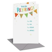 American Greetings Retirement Card for Anyone (Colorful Celebration)