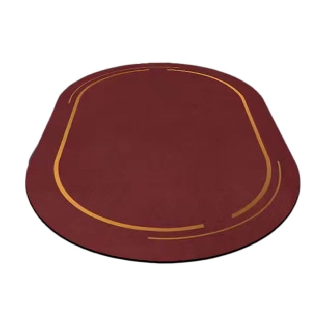 Red Bath Mat Bathroom Rug Floor Mat With Super Absorbent Diatom Mud, Non-Slip Rubber Bottom And Easy Clean For Bathroom, Kitchen And Shower Use 15.75X23.62In